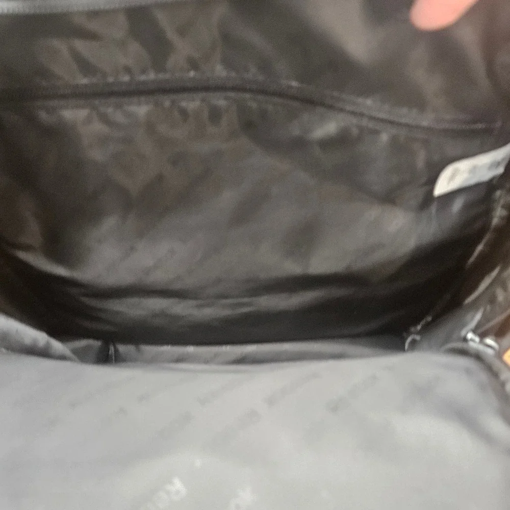 Reebok Black Nylon Multi-Pocket Backpack Padded Straps Travel Gym Bag